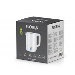 Електричний чайник Floria ZLN4920 2 л Білий Тернопіль