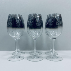 Набор бокалов для вина Luminarc Delice Mist J9397/4 360 мл 6 шт Черно-прозрачный (23552) Киев