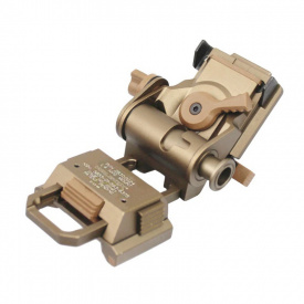 NVG крепление для ПНВ Wilcox L4G24 DOVETAIL интерфейс Ласточкин хвост для NV8000 NV8160 PVS-15/18/21/31 Золотистый (100986)