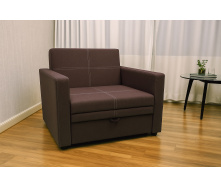 Кресло мягкое раскладное Tobi Sho Максиан рогожка Bahama Коричневый/45, 1040х850х730 мм