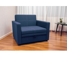 Кресло мягкое раскладное Tobi Sho Максиан рогожка Bahama Синий/30, 1040х850х830 мм