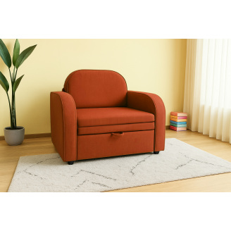 Кресло мягкое раскладное Tobi Sho Дрим рогожка Bahama Оранжевый/19, 1040х850х830 мм