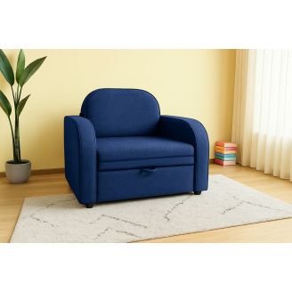 Кресло мягкое раскладное Tobi Sho Дрим рогожка Bahama Синий/30, 1040х850х730 мм