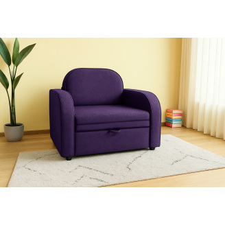 Кресло мягкое раскладное Tobi Sho Дрим рогожка Bahama Фиолетовый/47, 1040х850х830 мм