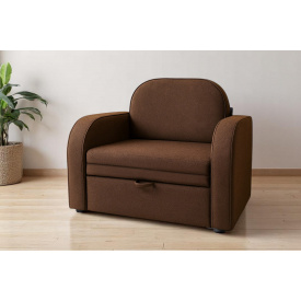 Крісло м'яке розкладне Tobi Sho Дрім рогожка Bahama Коричневий/45, 940х850х830 мм