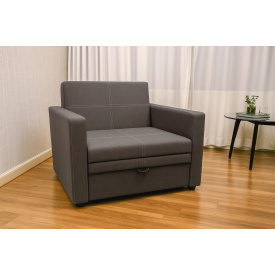 Диван-кресло мягкий раскладной Tobi Sho Максиан рогожка Bahama Капучино/9, 1140х850х830 мм