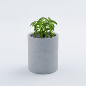 Вазон бетонный Осло S 36x30 см, уличный садовый Художественная покраска