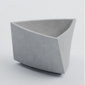 Вазон бетонный Мадрид S 18,5х30 см, уличный садовый