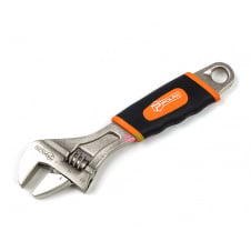 Ключ розвідний Polax з прогумованою рукояткою 150 мм (25-017)