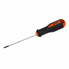 Отвертка Polax крестовая PH0*100, Cr-V (51-058)