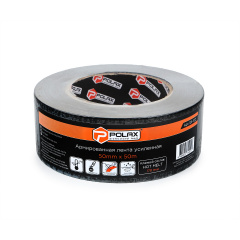 Скотч армований Polax клейка стрічка посилена 50 мм х 50 м (101-102) Лозова