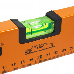 Рівень будівельний алюмінієвий Polax 600 мм 3 капсули (38-051) Киев