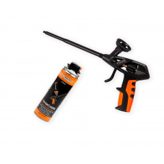 Набор с пистолетом для пены "beretta" и очиститель монтажной пены Polax (226-03) Геническ