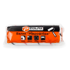 Валик для фарбування Polax мікрофібра 8 Х 48 Х 180 мм (02-001) Київ
