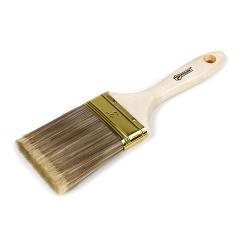 Кисть малярная Polax флейцевая деревянная ручка искусственный ворс "Чемпион" 3" (06-005) Черновцы