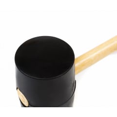 Киянка Polax гумова з дерев'яною ручкою 80 мм 1200 г (39-006) Новояворівськ