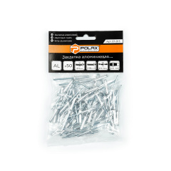 Заклепки витяжні алюмінієві 4 х 18 мм Polax (37-013) Кропива
