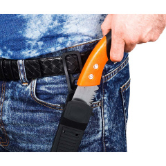 Ножівка садова пластикова ручка і захисний чохол Polax 300 мм (70-015) Лосинівка