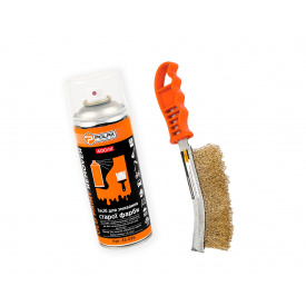 Набір для очищення Polax засіб для змивки фарби та щітка дротяна "Ірокез" (332-08)