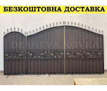 Ворота из профнастилом