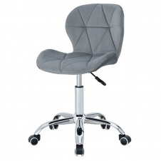 Офісне крісло поворотне Betani Сірий Велюр без підлокітників для персоналу салону краси