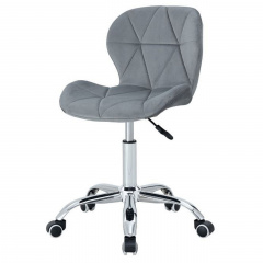 Офісне крісло поворотне Betani Сірий Велюр без підлокітників для персоналу салону краси Кам'янець-Подільський
