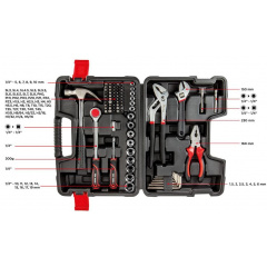 Набор инструментов универсальный в кейсе Top Tools 38D510 81 шт Харьков
