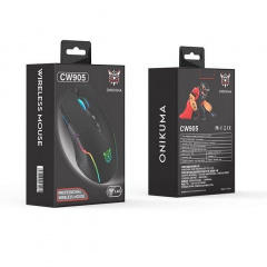Беспроводная мышка игровая ONIKUMA Gaming CW905 RGB Black Братское