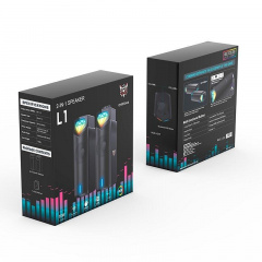 Беспроводные колонки компьютерные ONIKUMA L1 с Bluetooth и RGB подсветкой Black Кропивницкий