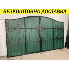 Ворота з куванням і хвірткою всередині Вільнянськ