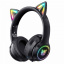 Навушники Bluetooth ONIKUMA Gaming CAT B90 Gaming CAT B90 з підсвічуванням Black Охтирка