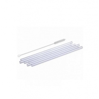 Набір трубочок скляних 6 шт Simax Exclusive 10*200 мм прозорі 40201/6
