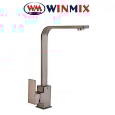 Смеситель для кухни Ухо Winmix Kub Graphite (Chr-011) SUS304, Польша (нержавеющая сталь)