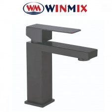 Смеситель для умывальника Winmix Graphite KUB HEAVY (Chr-001) SUS304, Польша (нержавеющая сталь)