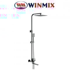 Душова колона із змішувачем Winmix KUB-007-J HEAVY Graphite SUS304 із нержавіючої сталі, Польща. Київ