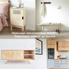 Фанера березовая водостойкая ФСФ — 12 мм 2,5х1,25 м (В/ВВ) Житомир