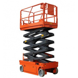 Самоходный электрический ножничный подъемник