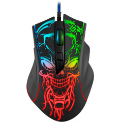 Миша Defender Bulletstorm GM-928 7 кнопок 7200 dpi Чорний (52928) Запоріжжя