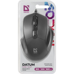 Миша Defender Datum MB-347 Black (52347) Київ