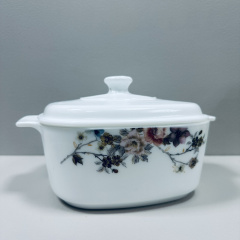 Каструля квадратна з кришкою A-Plus 1866 2,5 л Білий (23504) Київ