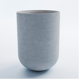 Ваза бетонная Эссен M 80x58x58 см, уличная садовая RAL K7 Classic
