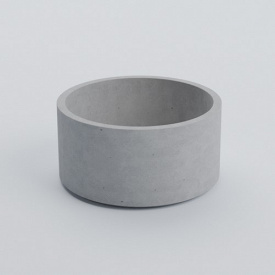 Клумба бетонная Палермо S 25x50x50 см, уличная садовая RAL K7 Classic