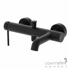 Смеситель для ванны Аква Родос Madrid 11 Black Matte матовый черный Первомайск