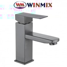 Смеситель для умывальника Winmix Graphite KUB (Chr-001) SUS304, Польша (нержавеющая сталь)