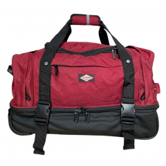 Дорожная сумка на колесах Lee Cooper 41650 S 43 л Красный (LC41650/55/51) Ровно