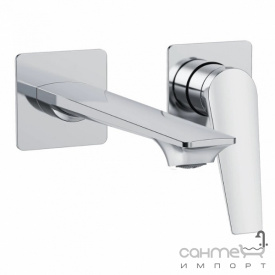 Смеситель для раковины скрытого монтажа Аква Родос Valencia 11 Chrome хром
