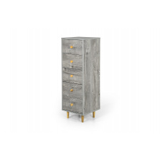 Комод UrbanOak-3 5ШУХ (шварцвальд, 40x39x118 см) IMI