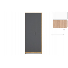 Шафа NordicNest-2 (дуб сонома і німфея альба, 80х34х200 см)