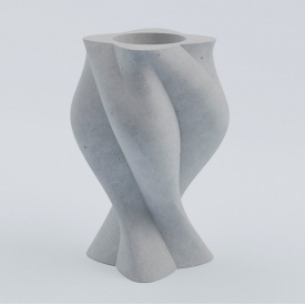 Вазон бетонный Эплио 90x50x30 см, уличный садовый Художественная покраска