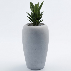 Вазон бетонный Сиена 100x60x60 см, уличный садовый RAL K7 Classic